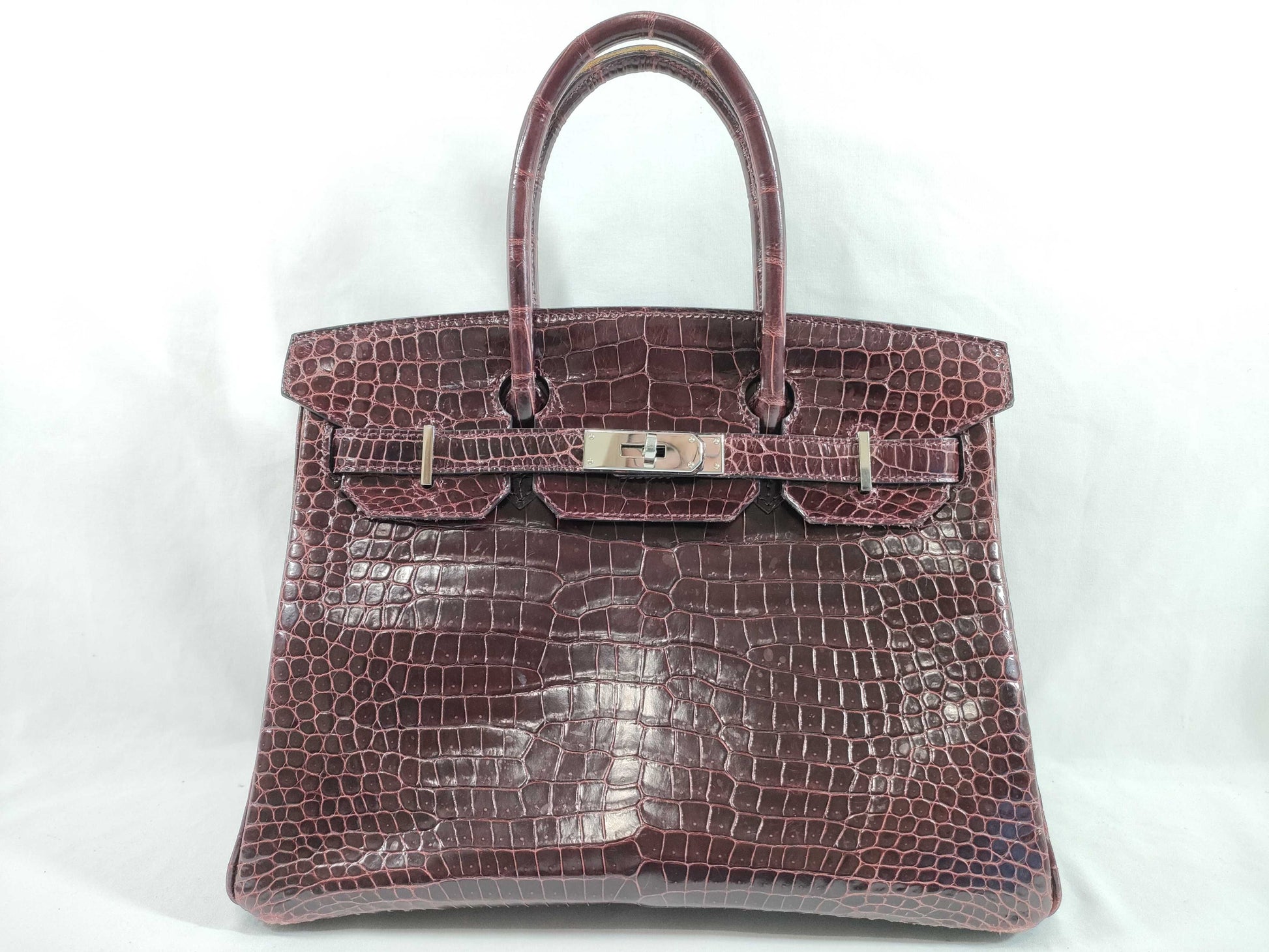 HERMES Hermes Crocodile Handbag