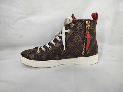 LOUIS VUITTON Monogram Louis Vuitton Women's Sneakers Size 37
