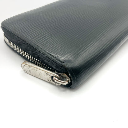 LOUIS VUITTON Epi Zippy Wallet Long Wallet Noir