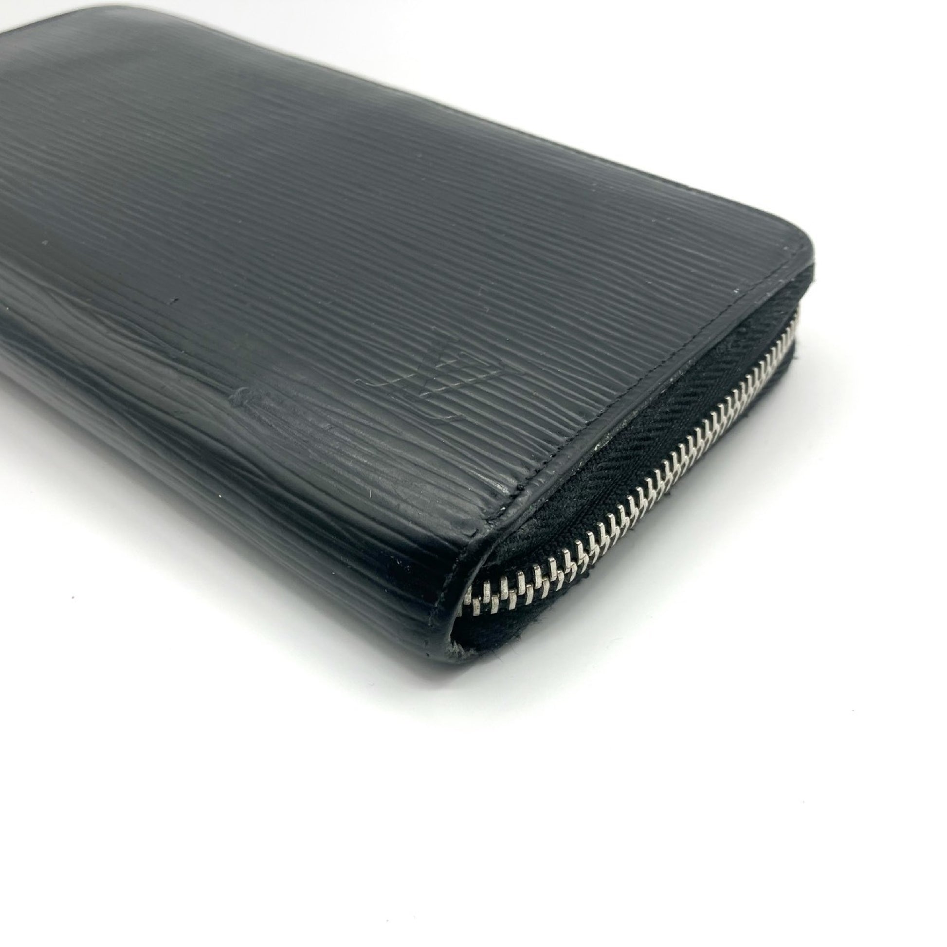LOUIS VUITTON Epi Zippy Wallet Long Wallet Noir