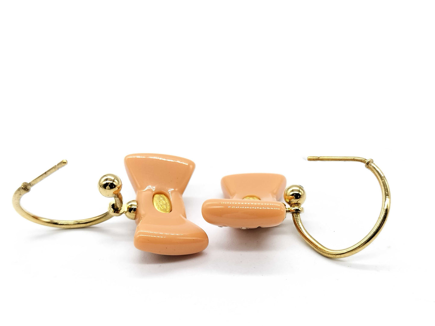 CHANEL 02P Ribbon Earrings