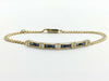 Sapphire and Diamond 750 6.8g Bracelet/Bangle 