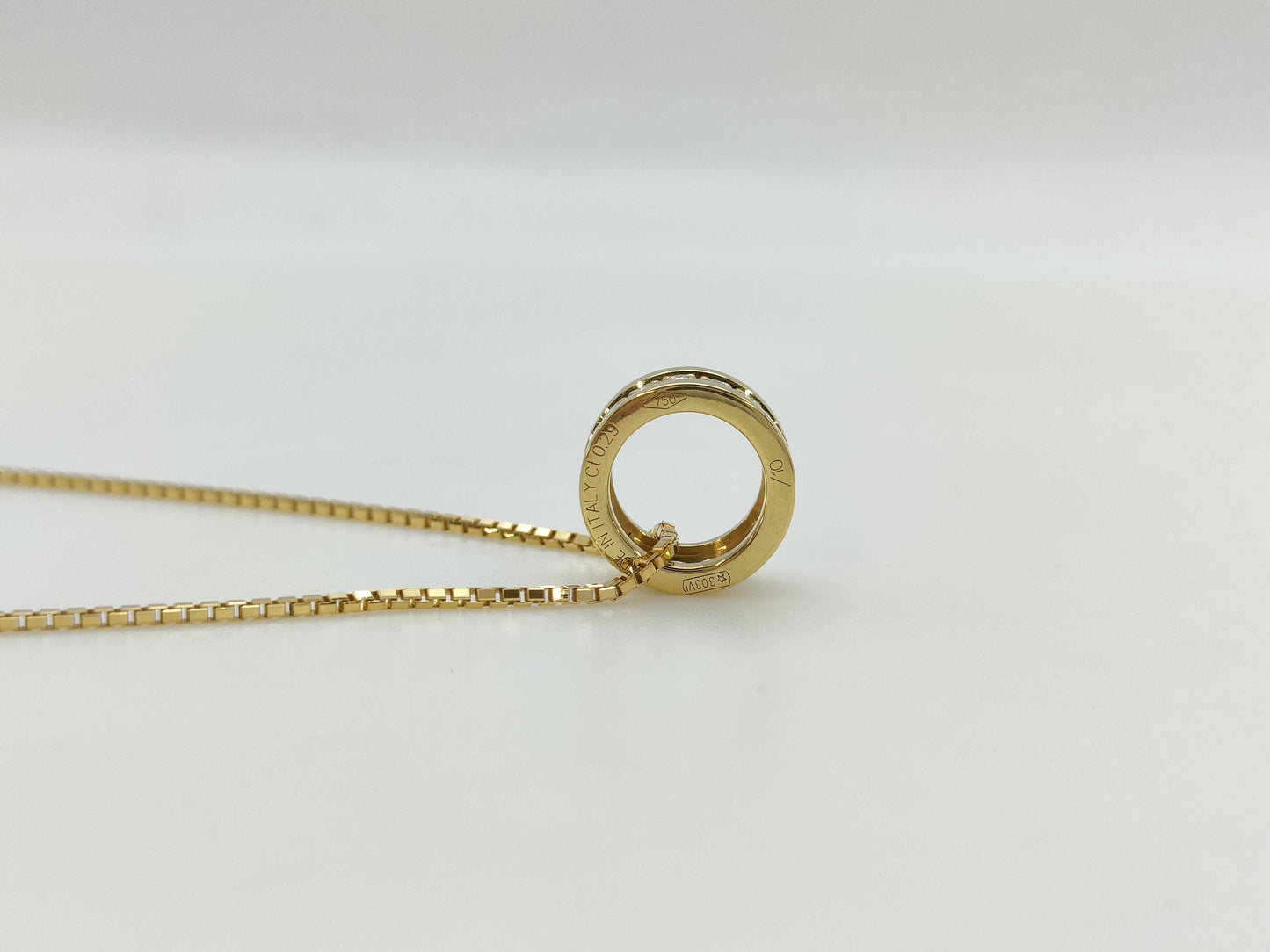 FOPE D0.29ct YG 750/K18 6.1g Necklace 