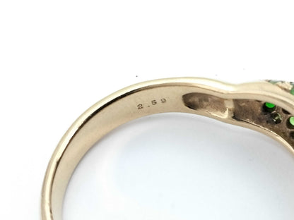 2.59ct colored stone ring in 18K gold 