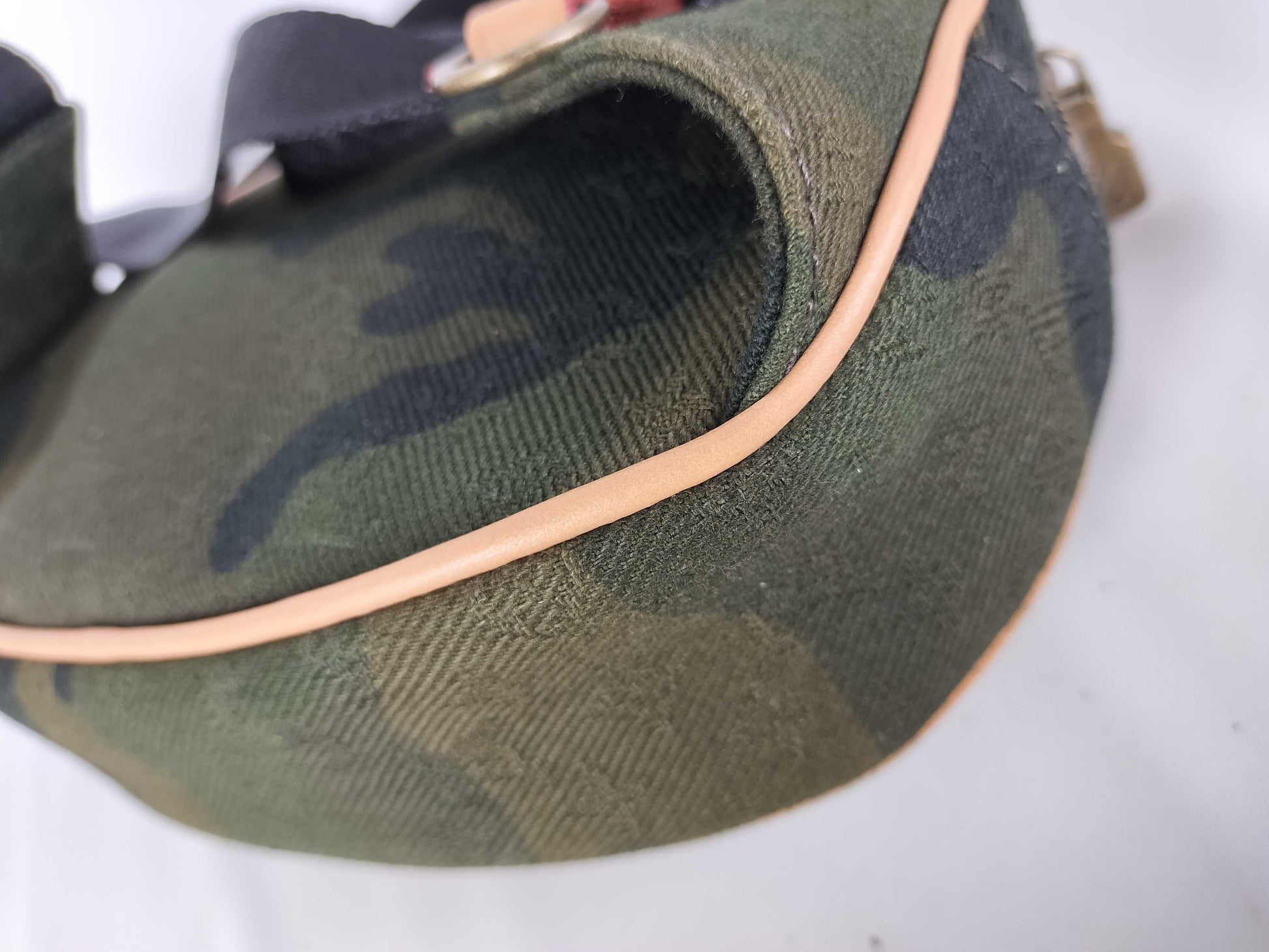 LOUIS VUITTON Bum Bag PM Camouflage Khaki M44202 Waist Bag