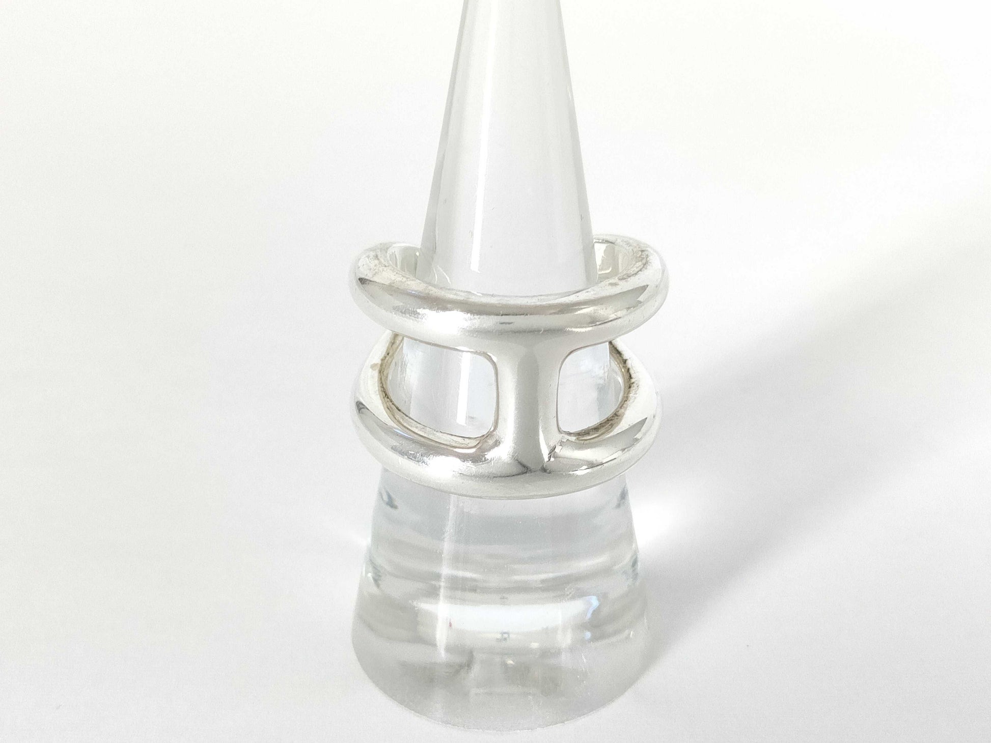 HERMES HERMES Osmozu GM Silver Ring