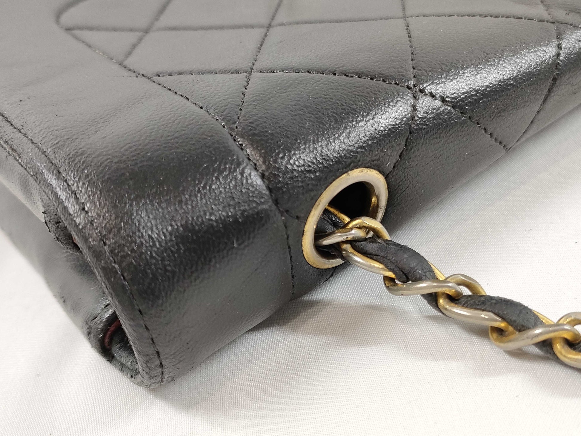 CHANEL Diana Flap Matelasse Chain Shoulder Bag with Gold Hardware