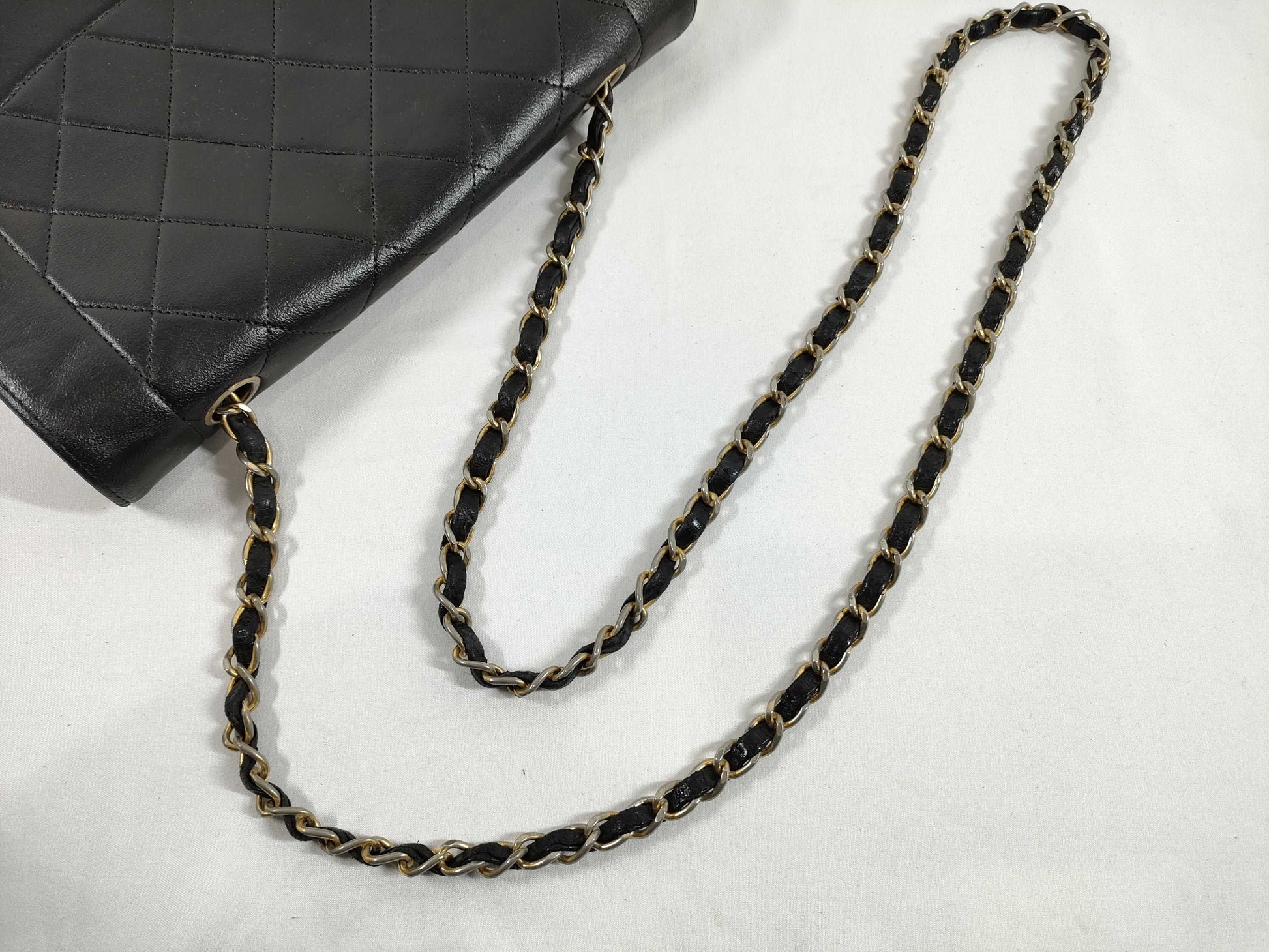 CHANEL Diana Flap Matelasse Chain Shoulder Bag with Gold Hardware