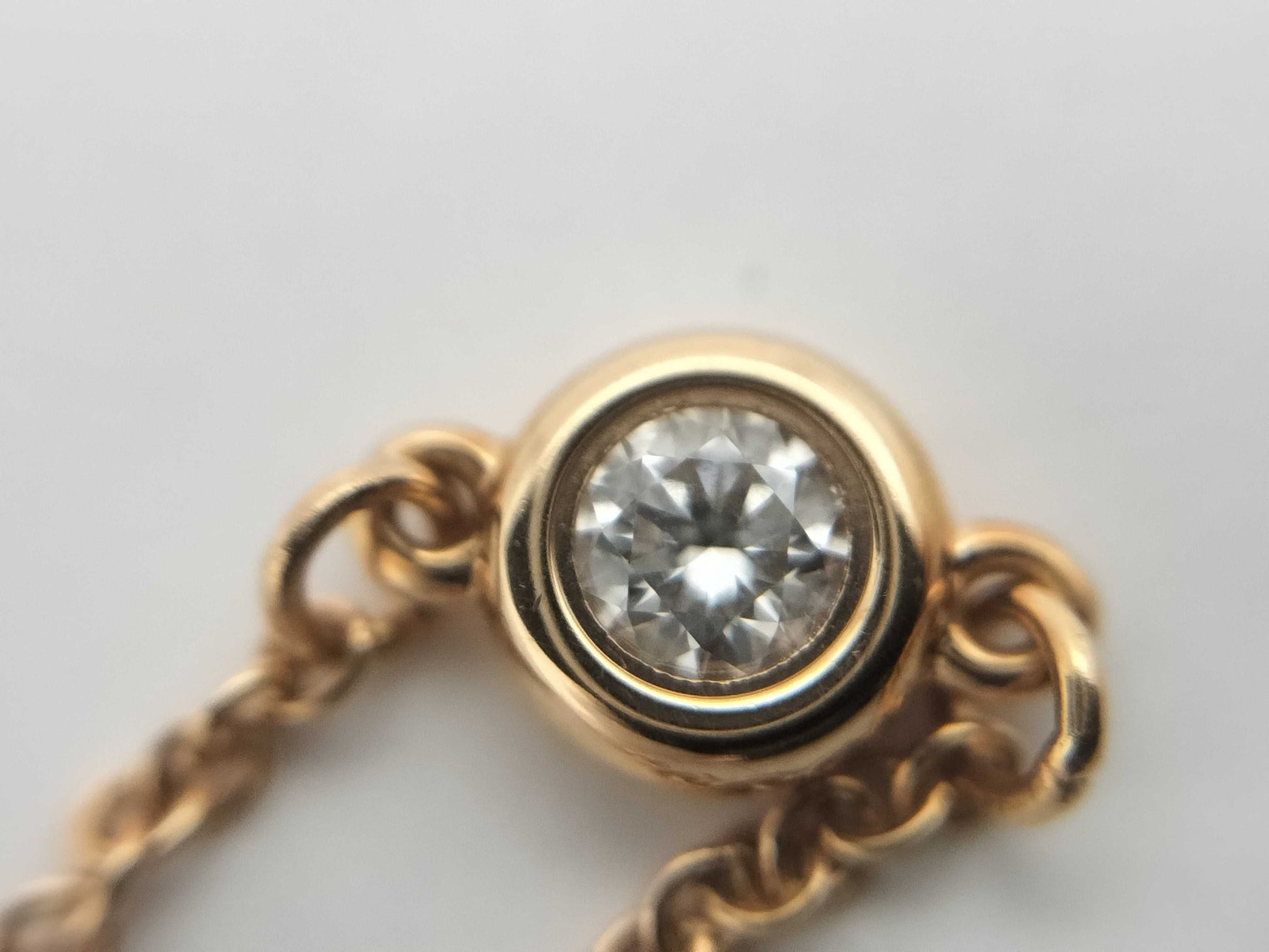 Tiffany & Co. By the Yard 1PD PG Au750 1.3g Bracelet/Bangle 