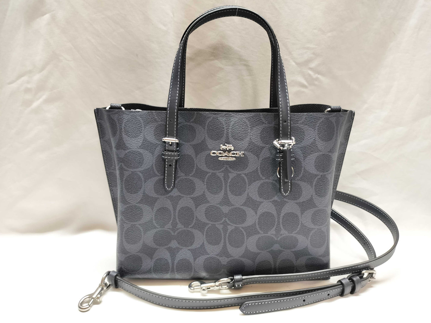 COACH Signature Molly Tote 25 2-Way Bag C4250 Accessories: Shoulder Strap Handbag