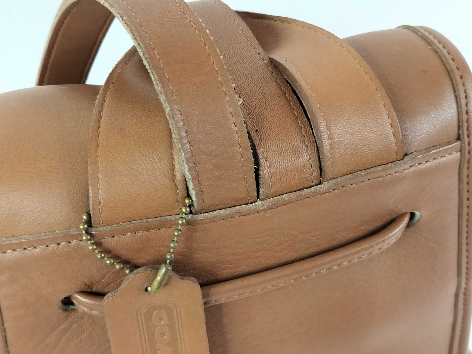 COACH Leather Backpack