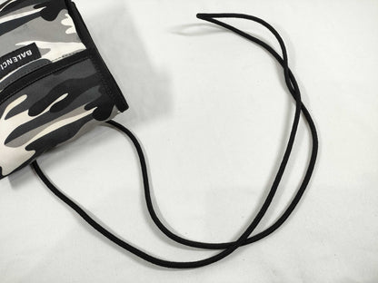 BALENCIAGA Explorer Nylon Shoulder Bag in Black