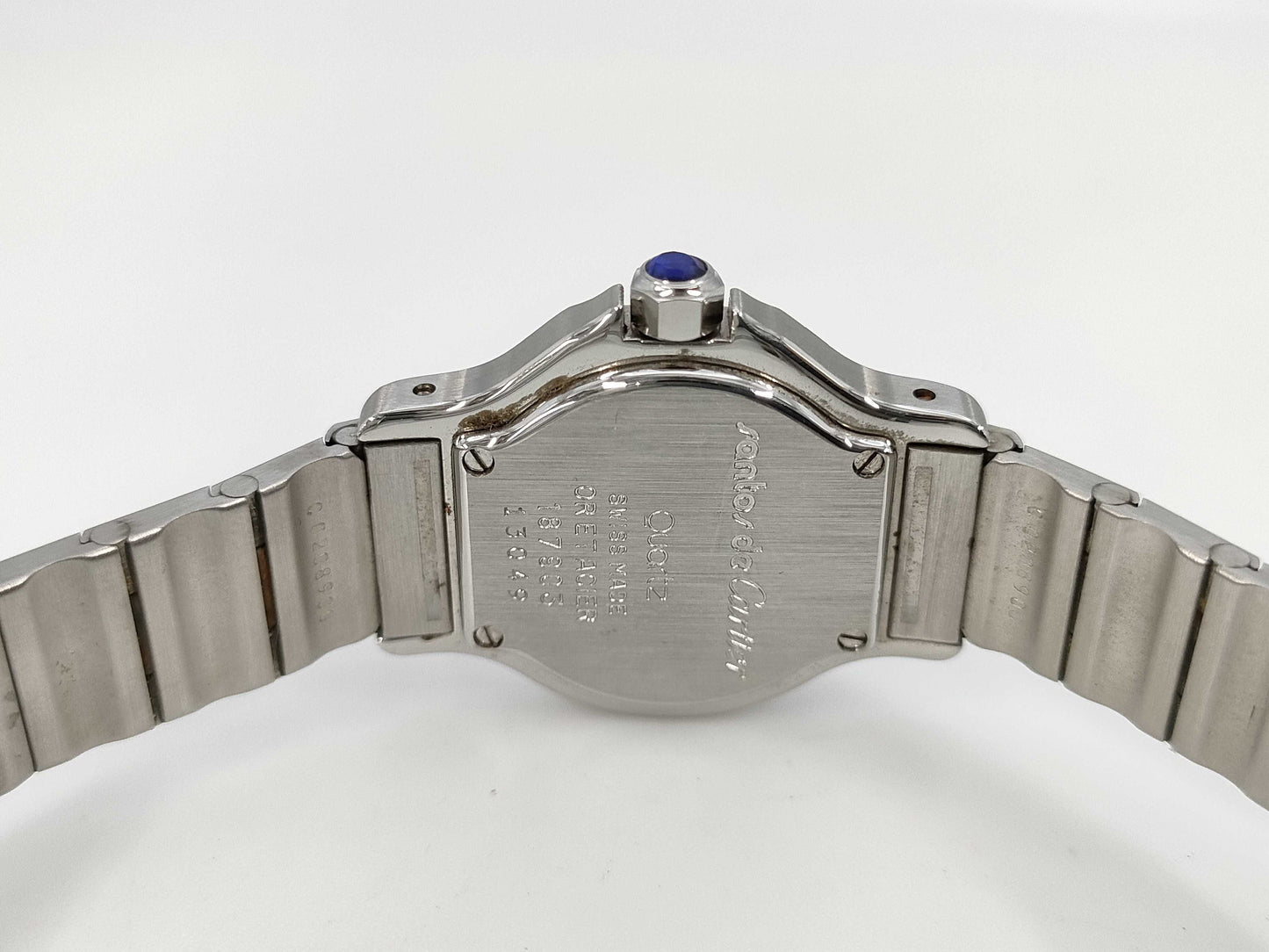 Cartier Santos Cocktail SM W2001683 Ivory Dial 187903 13049 Quartz Women's Watch