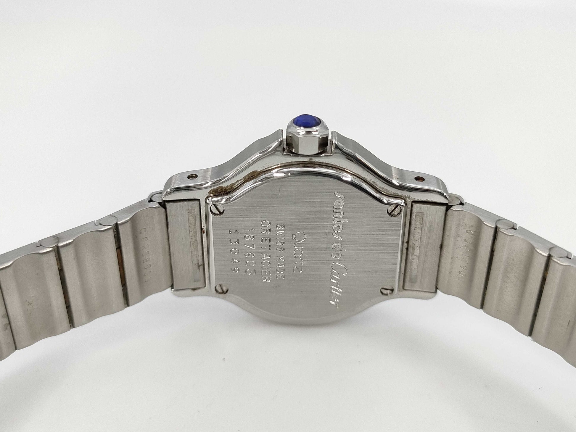 Cartier Santos Cocktail SM W2001683 Ivory Dial 187903 13049 Quartz Women's Watch