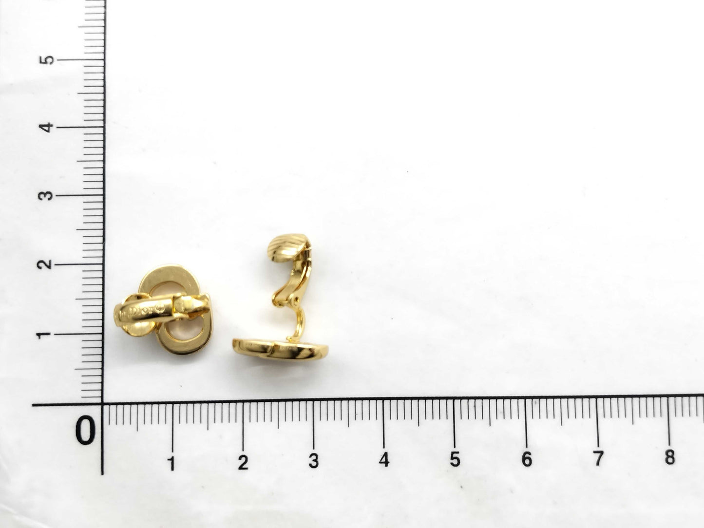 Dior logo earrings