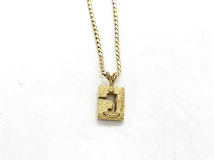 GIVENCHY Logo Stone Necklace