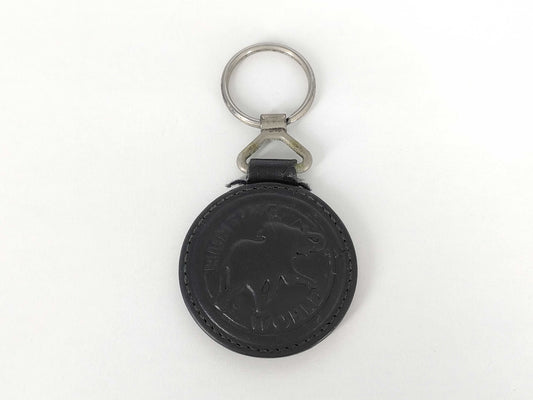 HUNTING WORLD Leather Logo Keychain Key Case/Keychain
