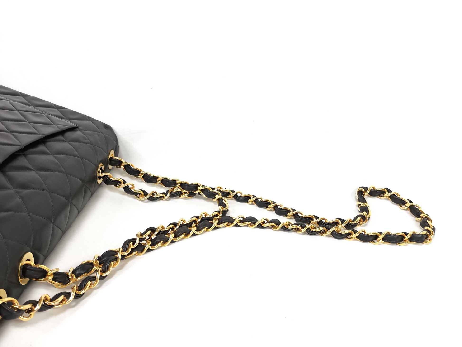CHANEL Matelasse Large Matelasse Chain Shoulder Bag, Black, No. 2