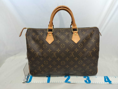 LOUIS VUITTON Monogram Louis Vuitton Speedy 35 Monogram M41107 Cadena Key Dust Bag Boston Bag