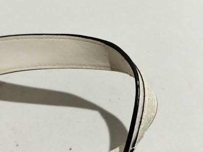 COACH Signature Coach Tote Bag Patchwork Python White Brown 10089 Handbag