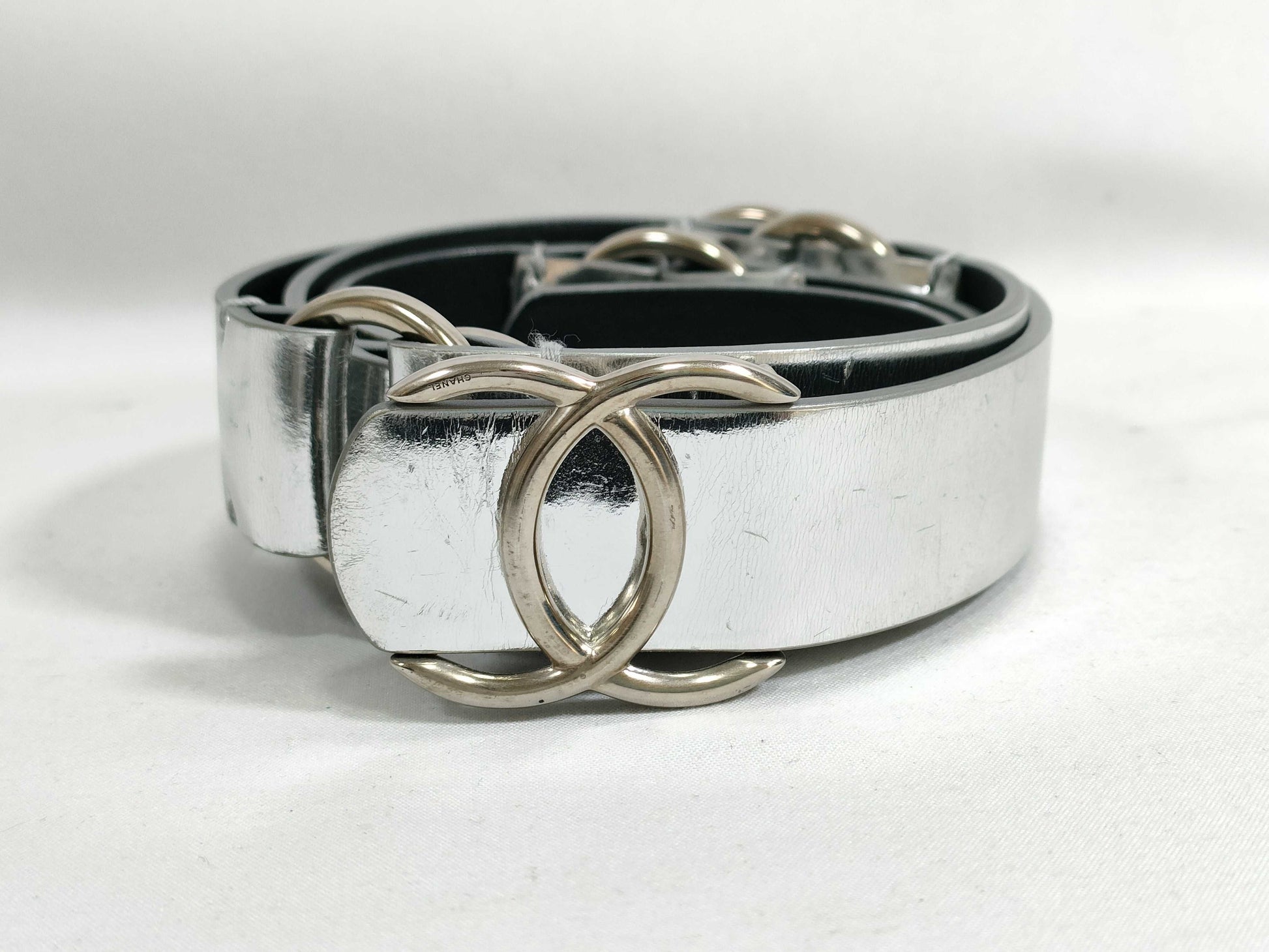 CHANEL Silver Belt