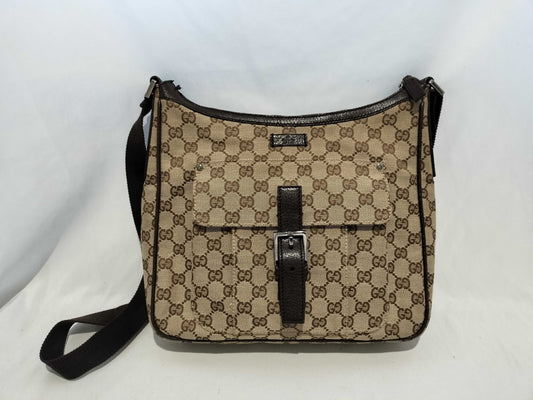 GUCCI GG Canvas Shoulder Bag