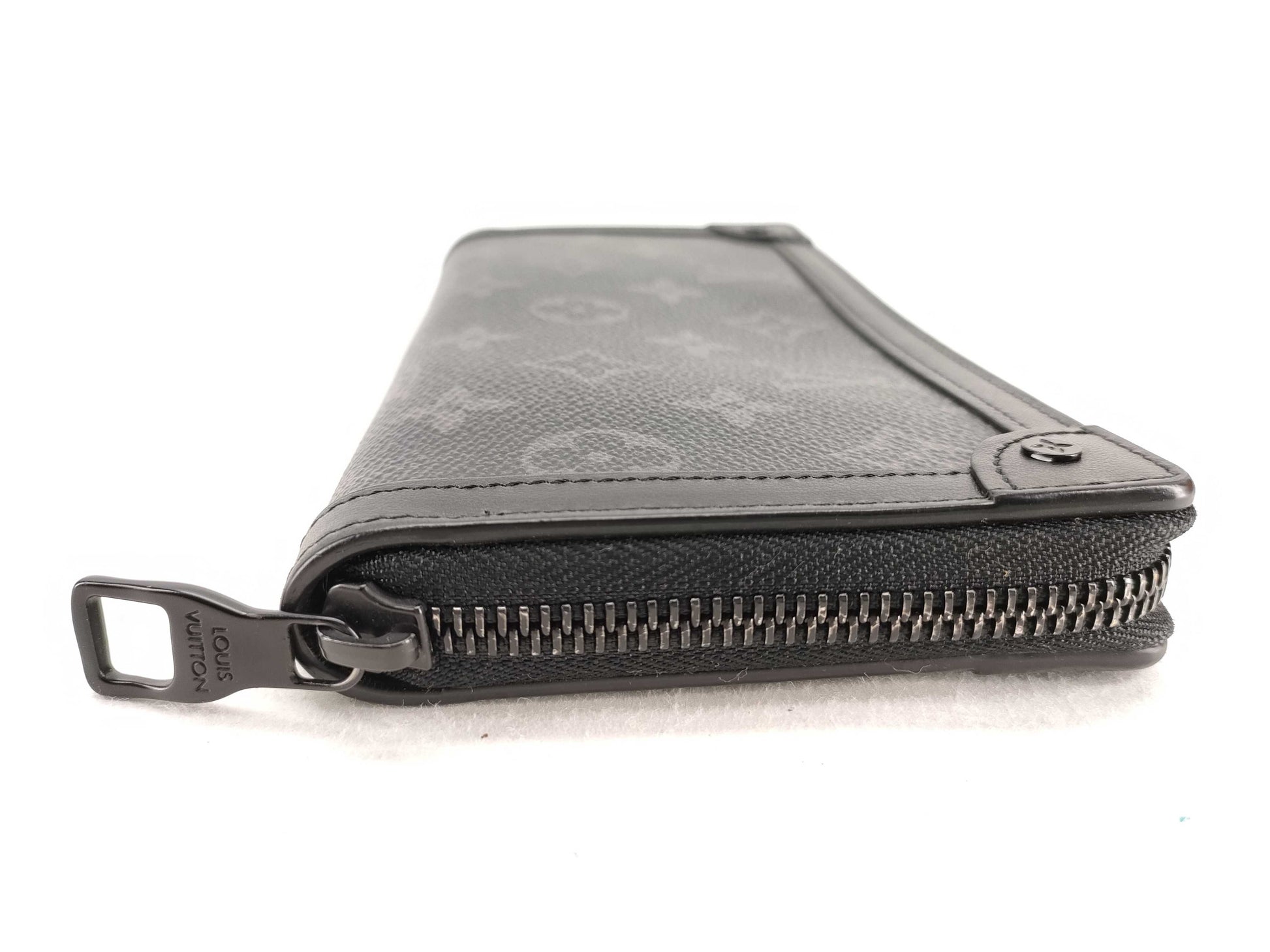 LOUIS VUITTON M80558 Monogram Eclipse Trunk Zippy Wallet RFID Verified, Box and Dust Bag Included