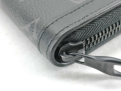 LOUIS VUITTON M80558 Monogram Eclipse Trunk Zippy Wallet RFID Verified, Box and Dust Bag Included