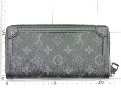 LOUIS VUITTON M80558 Monogram Eclipse Trunk Zippy Wallet RFID Verified, Box and Dust Bag Included