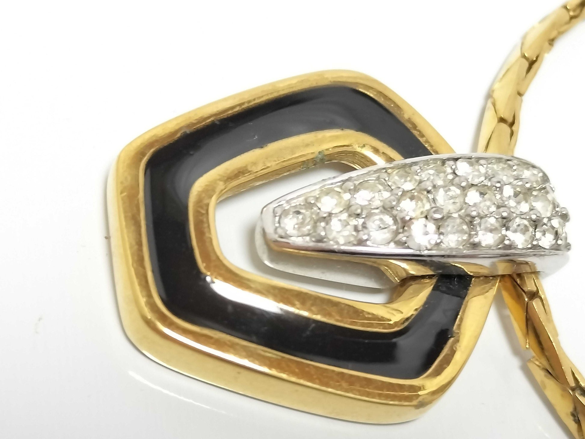 GIVENCHY Rhinestone Necklace GP Necklace