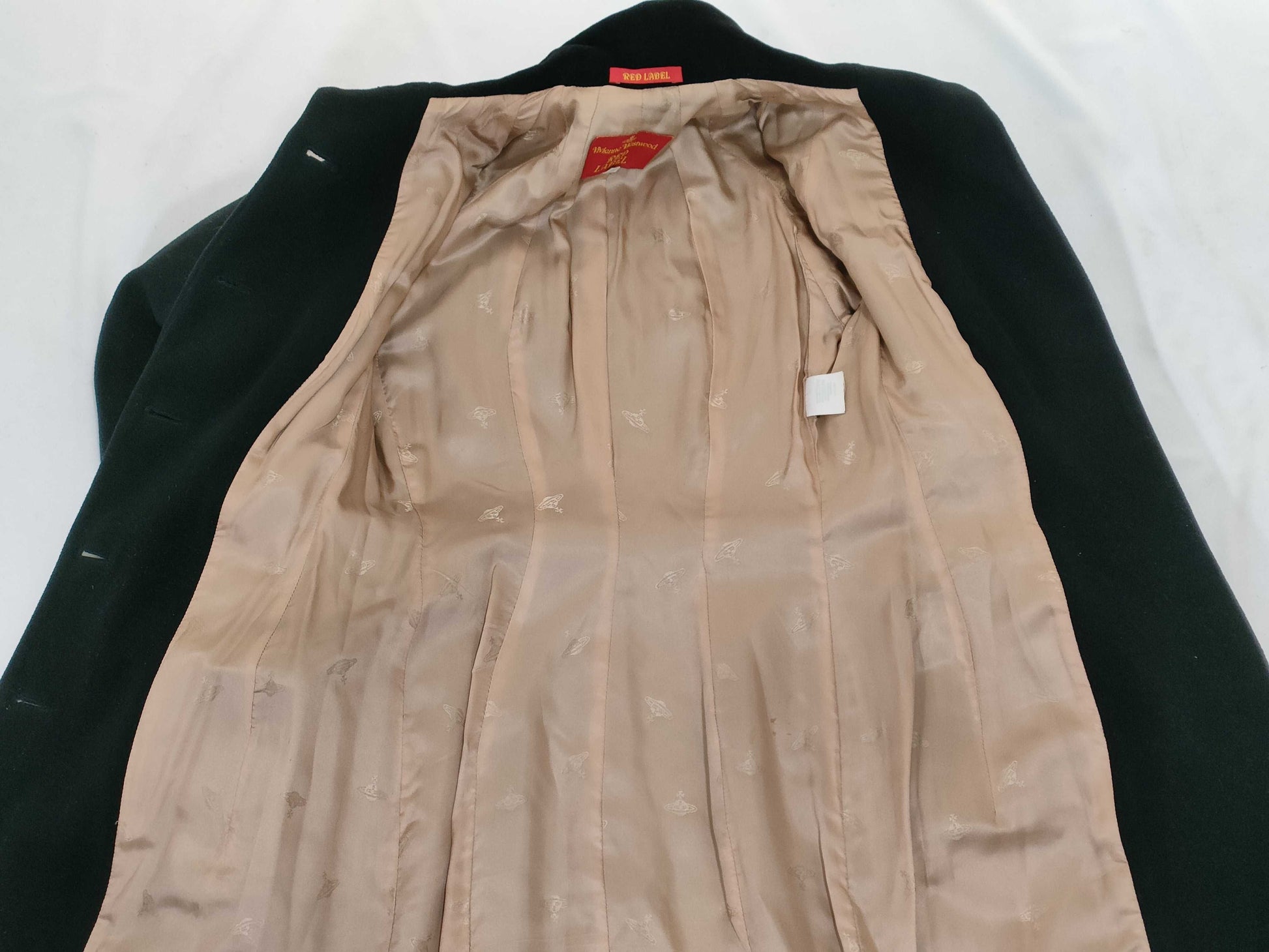 Vivienne Westwood VIVIENNE WESTWOOD RED LEBEL Coat Size: 40 Wool/Nylon/Cashmere Black Coat