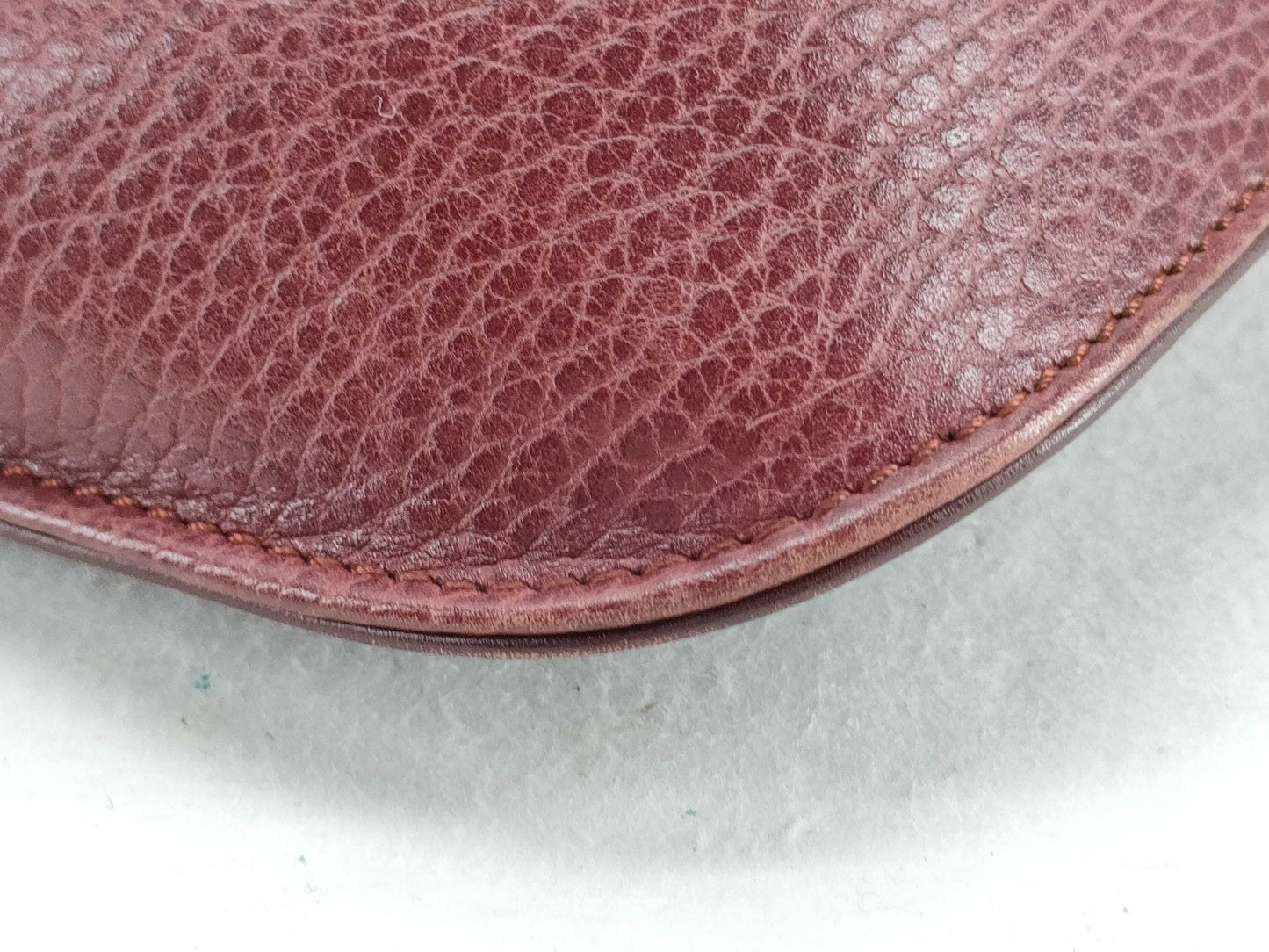 Cartier Must Leather Clutch Bag, Bordeaux, with Dust Bag