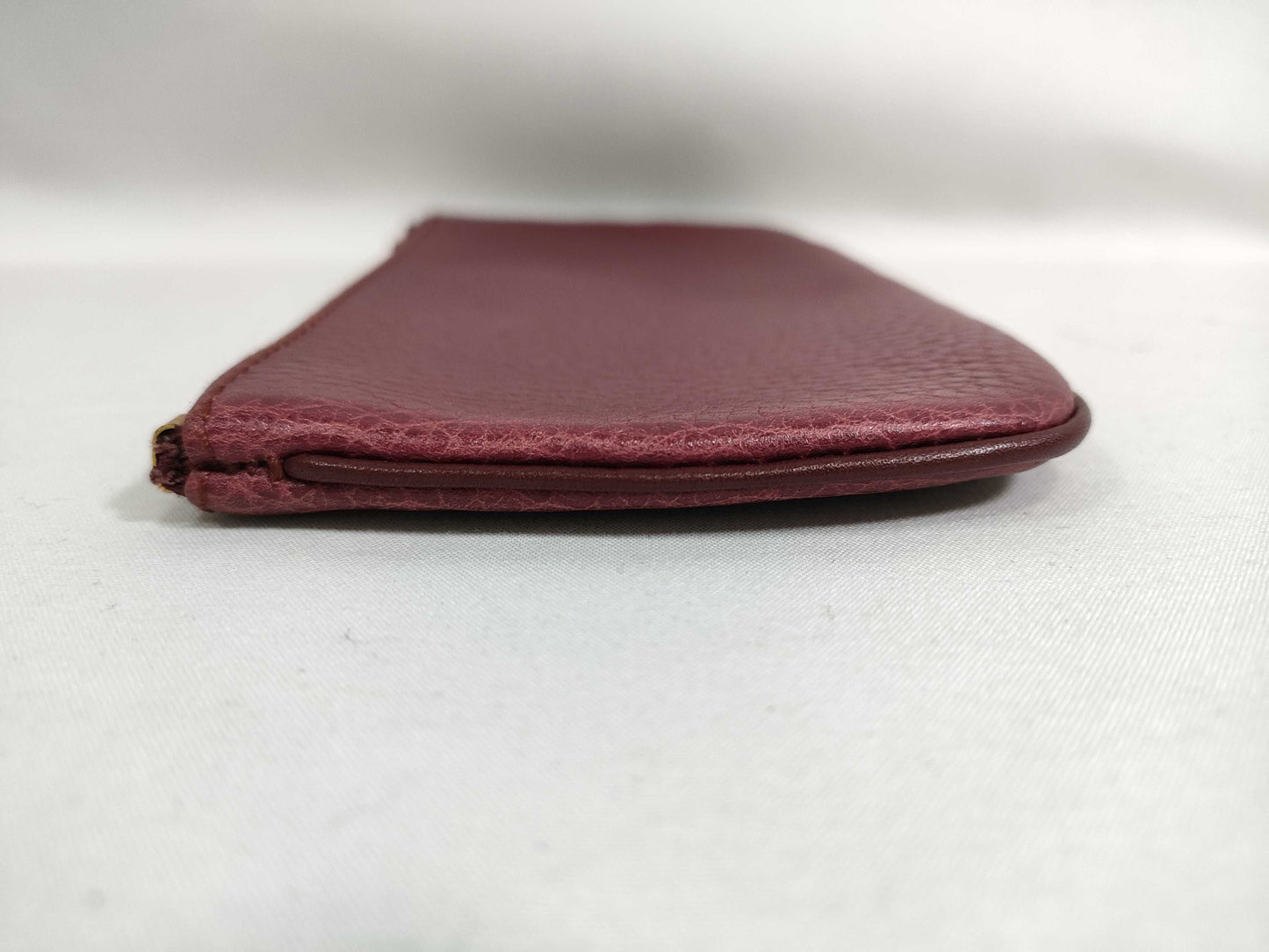 Cartier Must Must Line Leather Pouch Bordeaux Pouch