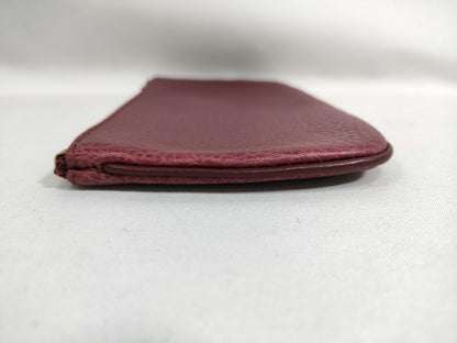 Cartier Must Must Line Leather Pouch Bordeaux Pouch