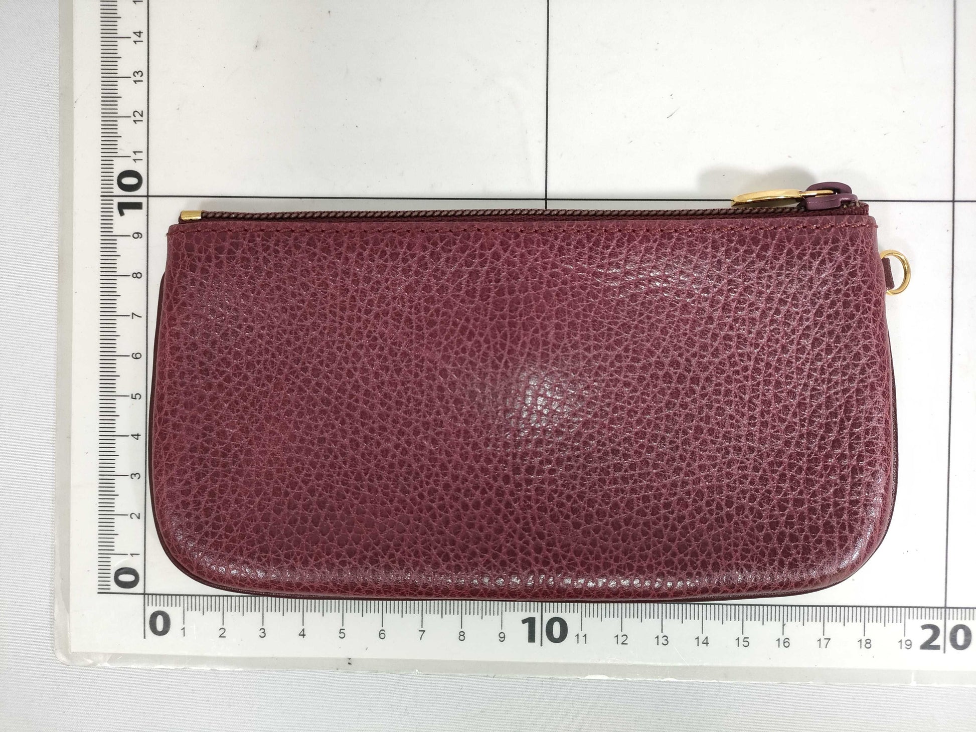 Cartier Must Must Line Leather Pouch Bordeaux Pouch