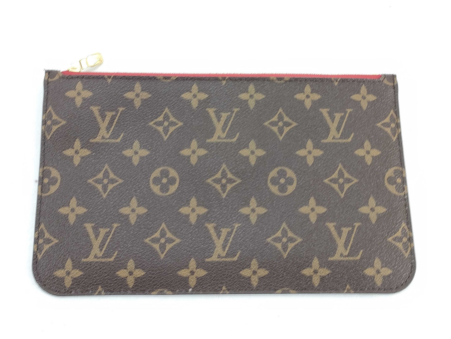 LOUIS VUITTON Monogram M41177 Monogram Neverfull Cerise Pouch 