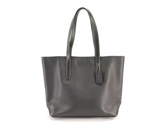 COACH C0240 Leather Gotham Tote 34 Bag Black Tote Bag