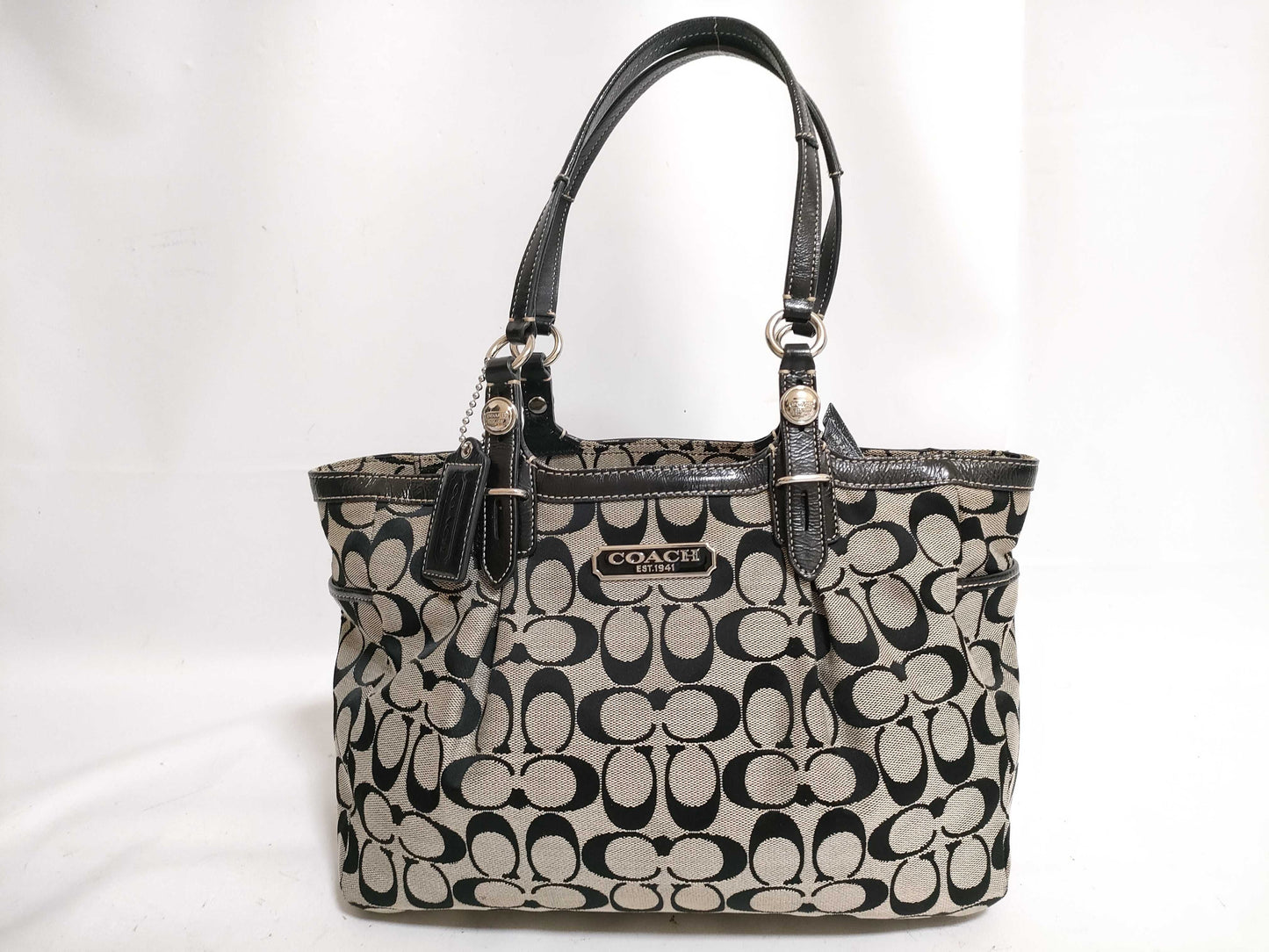 COACH Signature Tote Bag Black