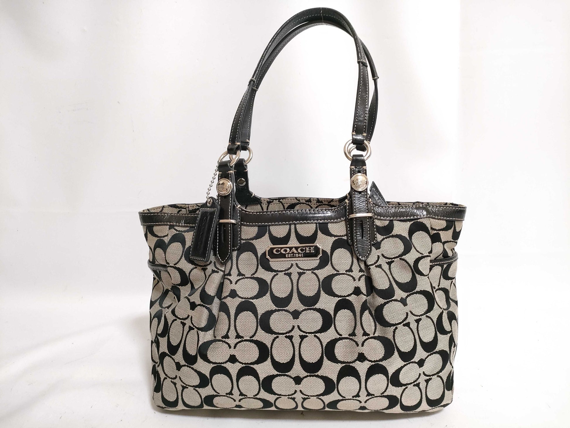 COACH Signature Tote Bag Black
