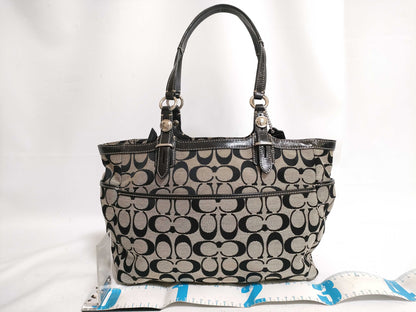 COACH Signature Tote Bag Black