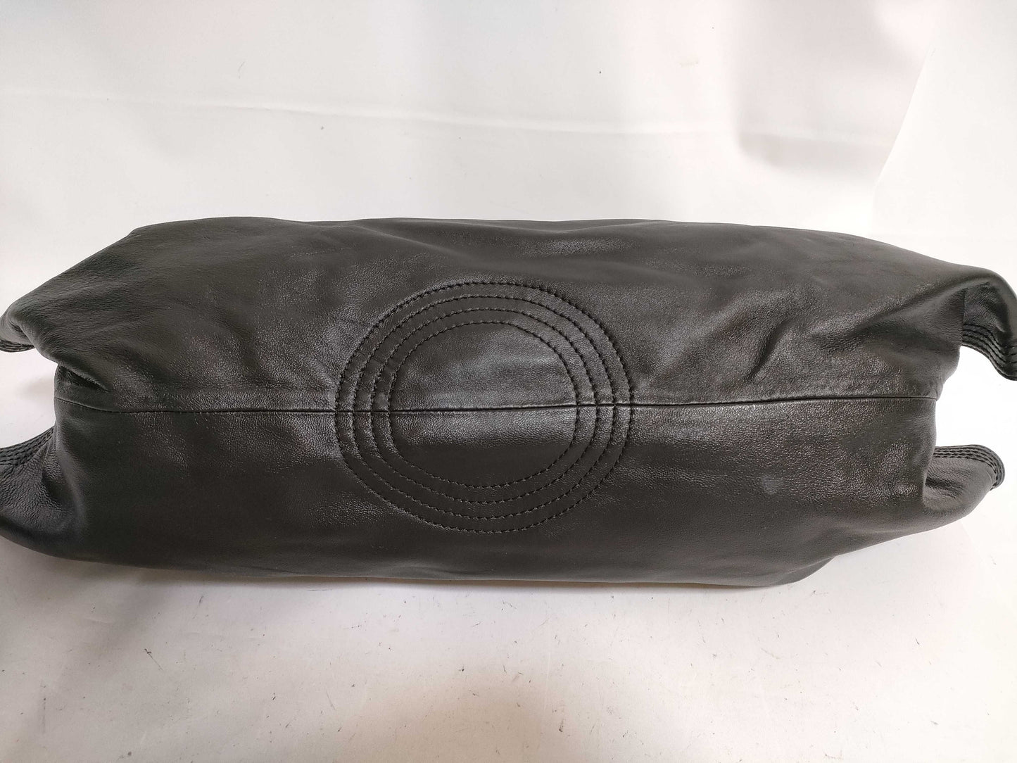 LOEWE Leather Anagram Handbag Black