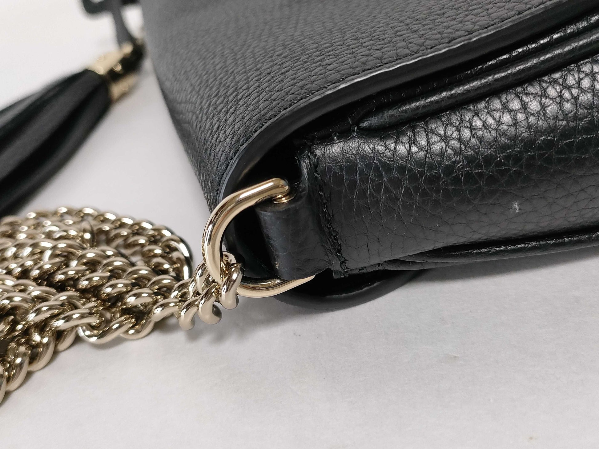 GUCCI Soho Interlocking Chain Shoulder Bag