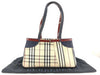 BURBERRY denim handbag tote bag