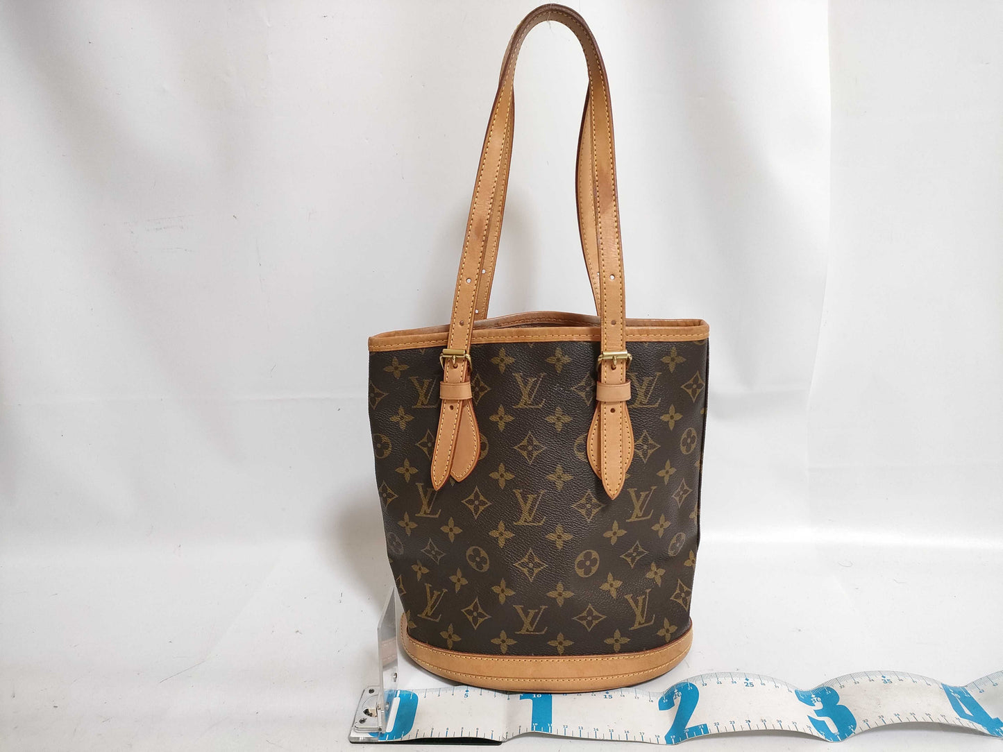 LOUIS VUITTON Monogram Bucket PM Handbag