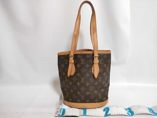 LOUIS VUITTON Monogram Bucket PM Handbag