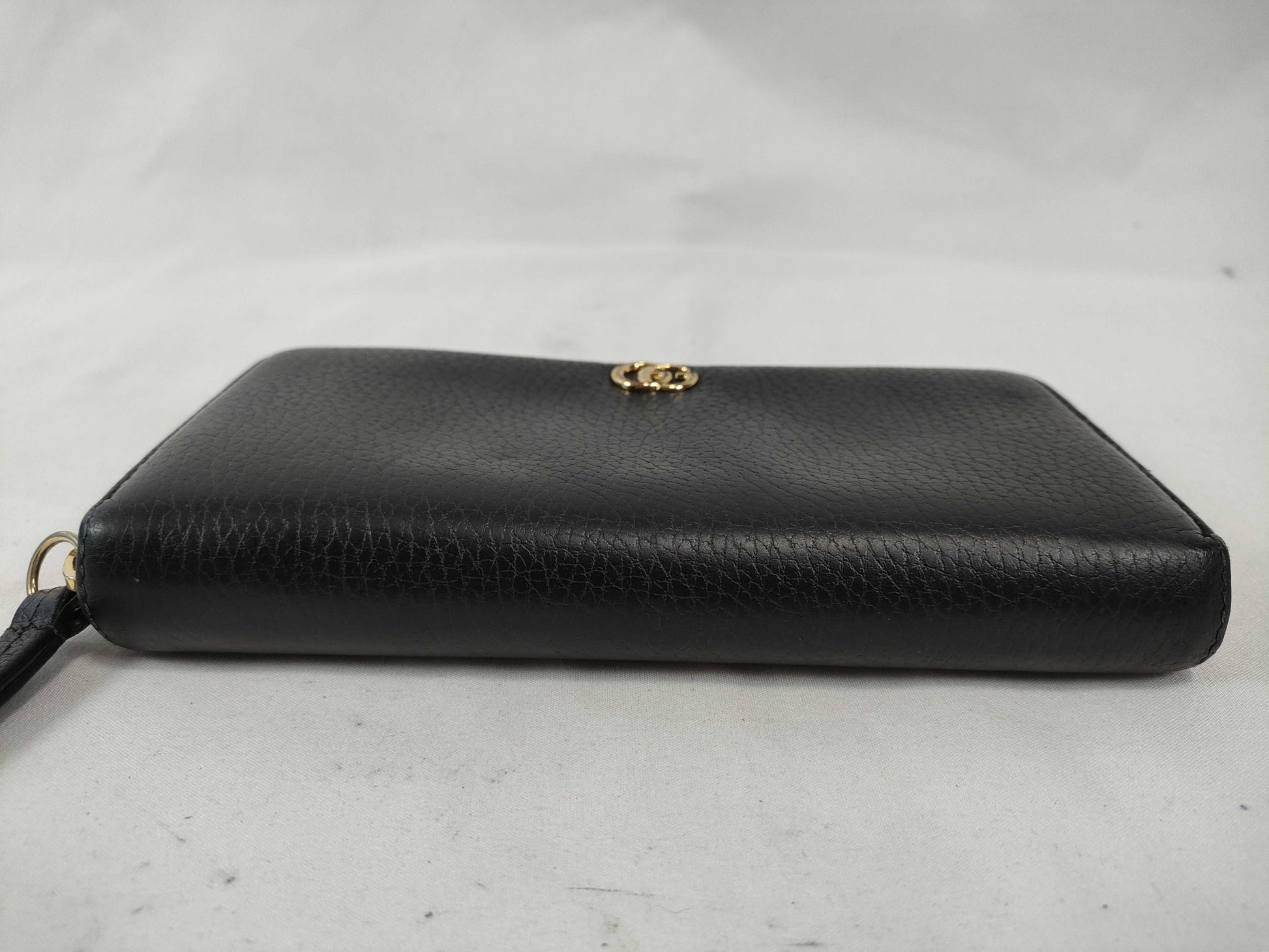 GUCCI Leather Zippy Wallet Black