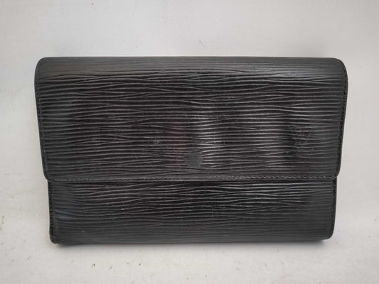LOUIS VUITTON Epi Wallet Black