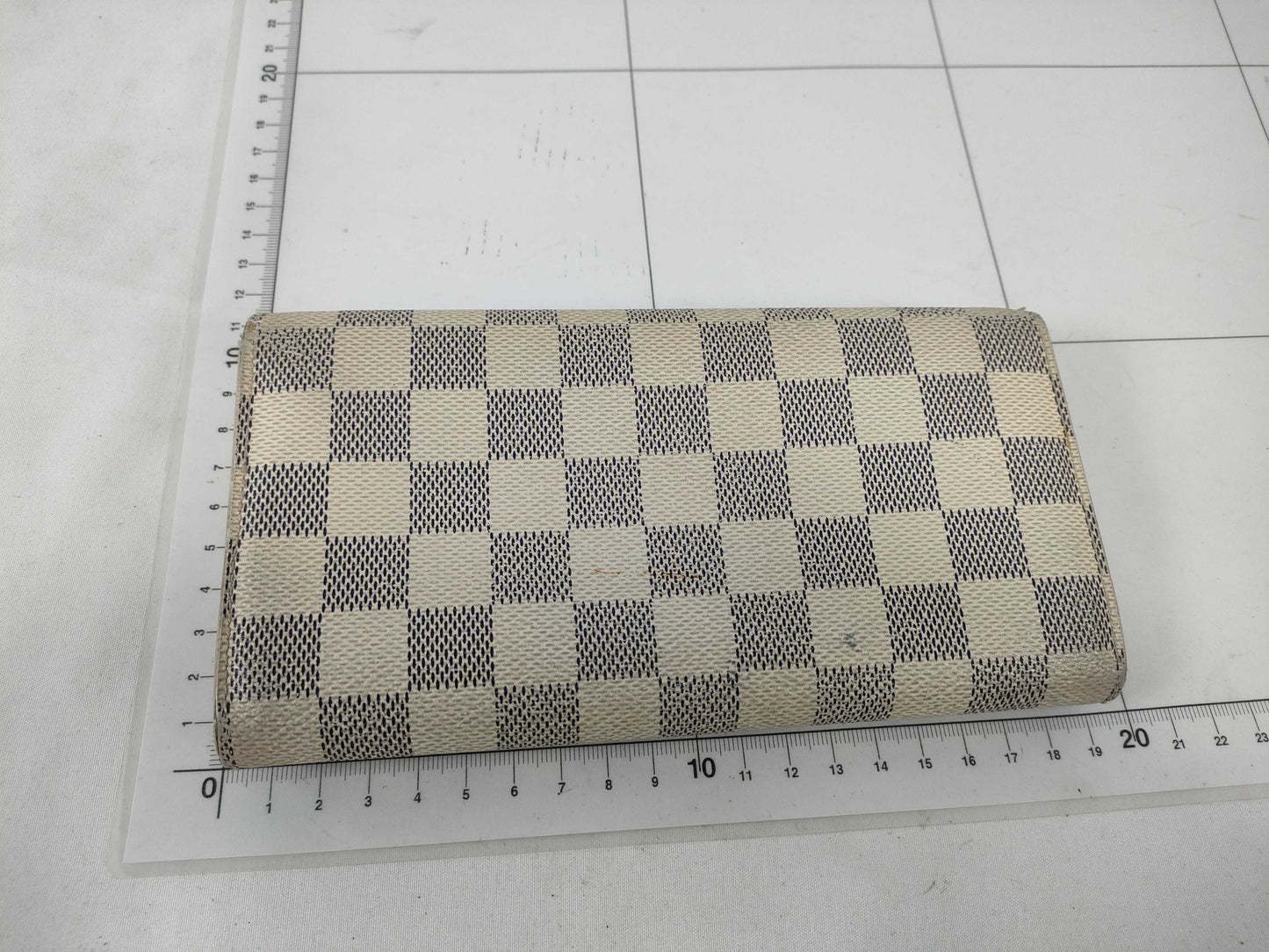 LOUIS VUITTON Damier Azur Louis Vuitton Damier Azur Wallet
