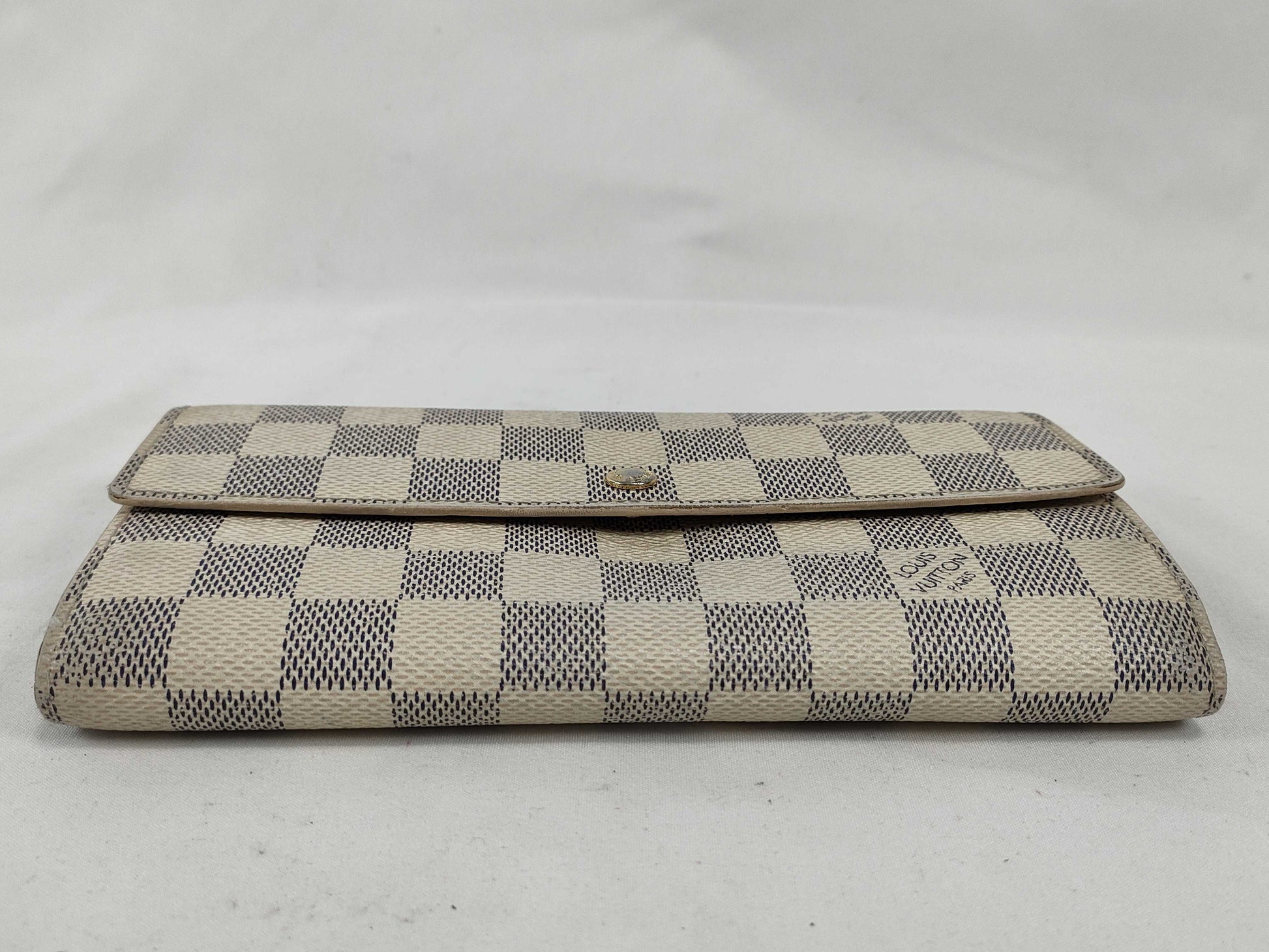 LOUIS VUITTON Damier Azur Louis Vuitton Damier Azur Wallet