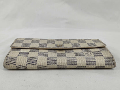 LOUIS VUITTON Damier Azur Louis Vuitton Damier Azur Wallet